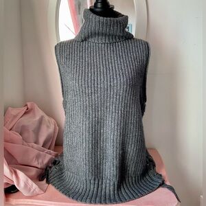 Autumn Cashmere Charcoal Cowl Neck Sweater